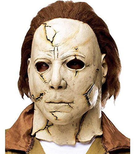 shoperama Authentisch aussehende Latex Maske Michael Myers Horror Halloween Narben Killer