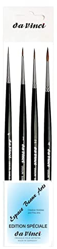 da Vinci Serie 36 Kolinsky Rotmarder Künstlerpinselset Pinselset .Set 4pcs.no. 0.1.2.4