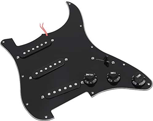 DIY-Gitarren-Kit Für Linkshänder Mit Schlagbrett Und Brückensystem – Komplettes Gitarren-Ersatzteil-Set Für ST-Style-Gitarren