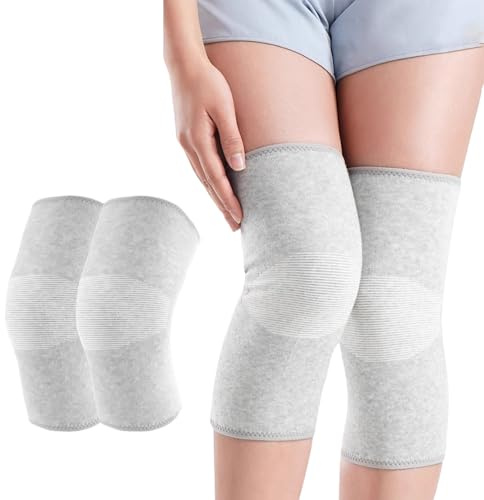 2 Stück Kniebandage Damen Arthrose,Kniebandage Männer Sport,Knee Sleeves, Knie Bandage Knieschoner für Kniebandage Sport,Meniskus Kniebandagen,Knee Support,Knee Bandage,Schiene Knie Bandagen Damen(L)