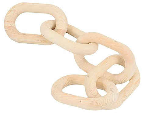 GOOHOCHY 5 Kettenglieder Holzdekorknoten Für Zuhause Im Neutralen Stil Wandbehang Für Wohnzimmerdekor