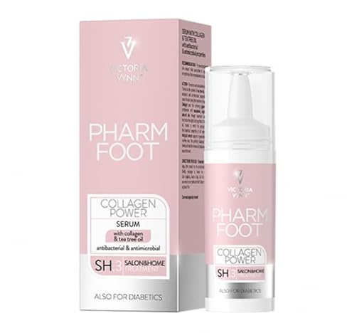 Victoria Vynn Pharm Foot | Kollagen Power Serum mit Kollagen und Keratin | antibakteriell | auch für Diabetiker | 15ml