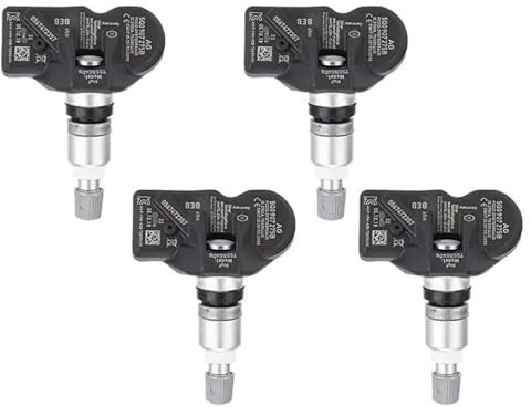 PENGNAQP Sensore gomme Auto Compatibile con Skoda per Karoq 2017-2025 per Octavia 2020-2026 Monitor Pressione Pneumatici SENSORE TPMS 5Q0907275B(4PcS)