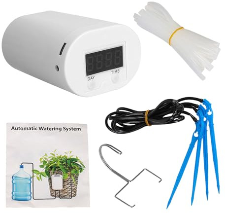automático de riego de plantas - de riego en interiores - Riego para plantas en macetas, de goteo de plantas inteligentes con temporizador de agua programable