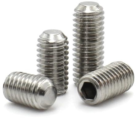 20-1 STÜCKE Innensechskant-stellschraube Ringschneide Edelstahl Kopflose Innensechskant-madenschraube DIN916(2mm,M1.6 (20pcs))