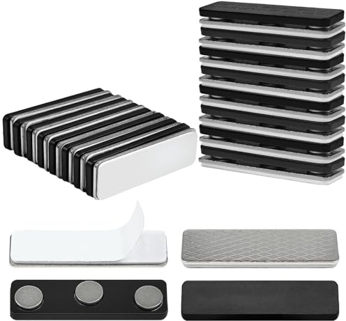16 Paar Magnetischer Vorhangverschluss mit 3 Extra Starken Neodym-Magneten, Verdunkelungszubehör für Fliegengitter Insektenschutzgitter Maschenvorhänge Türvorhänge Blinds Fensterrollos
