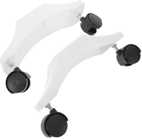 Levemolo Soporte para Radiador Eléctrico Ruedas Giratorias, 2 Piezas Patas para Calefactor Portátil, Accesorio para Calentadores Eléctricos y Calefacción Estacionaria