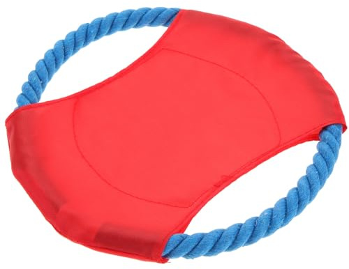 Cabilock Disque Volant pour Chien Résistant la Morsure, Léger et Facile à Saisir, Dressage d'animaux de Compagnie en Intérieur, 1pc en Tissu Fibreux Couleur Aléatoire Plusieurs Styles