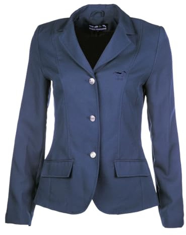 HKM 3341 Turnierjacket Marburg, Reitjacket Reitjacke, dunkelblau Mädchen 164