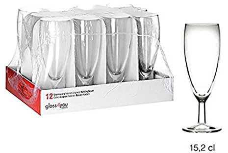 12 Copas de cava Glass4 You, 15 cl