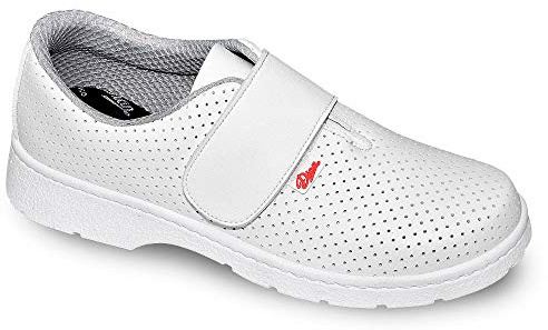 DIAN 1807-LM Blanco Talla 41, Zapato de Trabajo Unisex Certificado CE EN ISO 20347 Marca