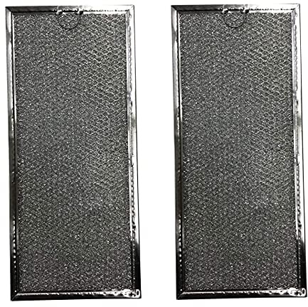 Filter Everything 2-Pack Aluminum Range Hood Filters – Compatible with GE & Whirlpool W10208631A, WB06X10596, DE6300196A, RHF0525 – 5-7/8 x 13-3/8 x 1/8