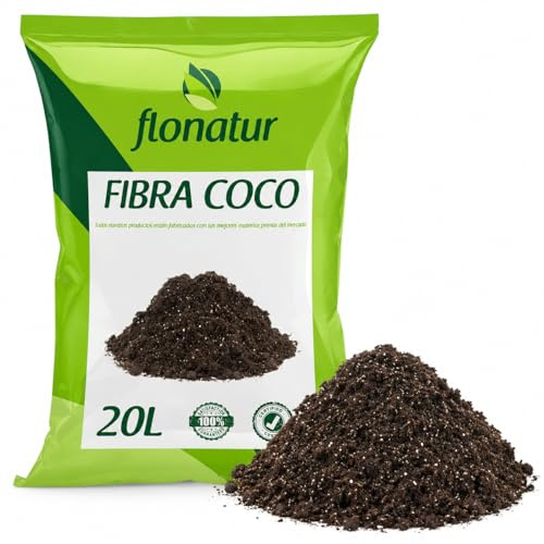 Fibra de Coco, Especial Plantas Canna, Interior o Exterior (20L)