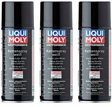 ILODA 3X Original Liqui Moly 400ml Motorbike Kettenspray Weiß Chain Spray White 1591
