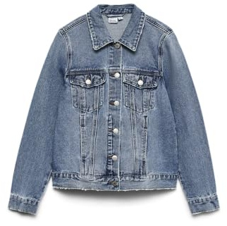 VERO MODA Damen VMZORICA LS Denim Jacket Mix NOOS 10279789, Medium Blue Denim, M