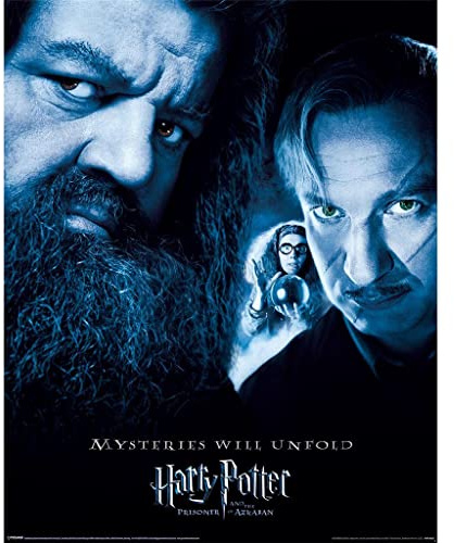 Harry Potter The Prisoner Of Azkaban Poster (50cm x 40cm) (Black/Blue)