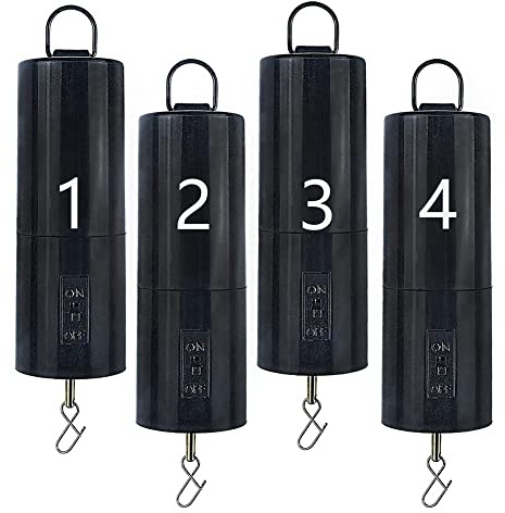 Tuabyem 4Pcs Wind Spinner Motor Hanging Display Motor Multi-Purposes for Wind Spinner Yard Decor