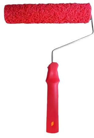 Texture Pattern Roller Brush Compound Roller Wall Brush Putty Roller for Applying Putty and Rolling Plaster Texture Brush Roller Ergonomic Handle