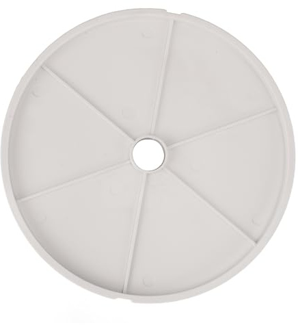 Passgenauer Skimmerdeckel rund für P6991 und Hydrium Stahlwandbecken, UV-beständiger Pool Skimmerdeckel Ersatz aus Kunststoff Ø20cm für Filteranlage