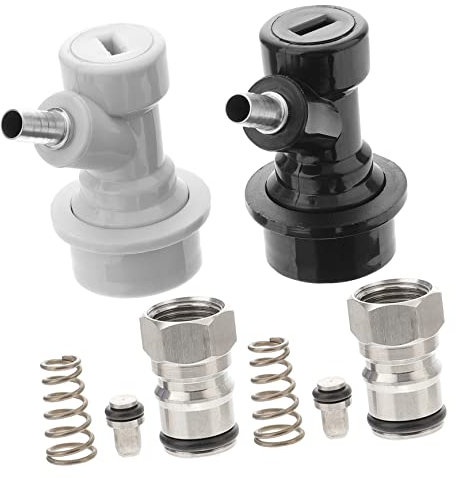 PRETYZOOM Lot De 6 Raccords De Robinet De Fût De Bière en Acier Inoxydable pour Usage Domestique Et Commercial