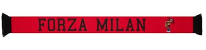 AC Milan Schal, Acryl, Offizielles Produkt, Verschiedene Designs und Schriftzüge