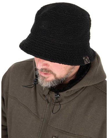 Fox Sherpa Eimermütze - Schwarz | Angelmütze