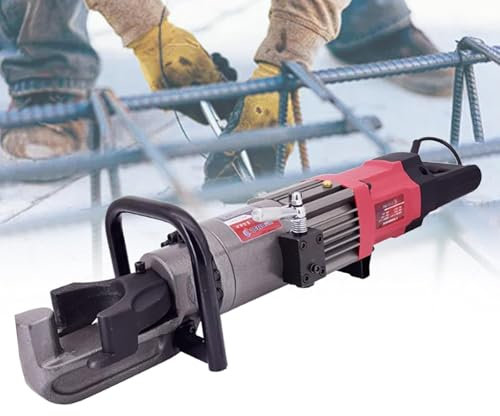 DDZJTPP Plieuse Hydraulique éLectrique De Barres d'acier, Plieuse Portative De Barres d'acier, Angle De Pliage 3 s 0°-90°, UtiliséE pour Plier des Barres d'acier De 4 à 25 mm,22mm
