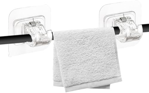 Soporte para cortina, gancho de barra transversal, ganchos adhesivos para cortina, soporte de cortina sin clavos, gancho de barra transversal para almacenar dispositivos, colgador adhesivo firmemente