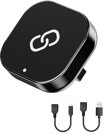 Spedal Carplay - Adaptador inalámbrico para CarPlay y Android Auto, se convierte con cable a inalámbrico, Plug & Play, WiFi de 5.8 GHz, conexión automática, estable, apto para coches a partir de 2016