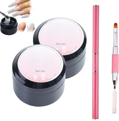 Nail Repair Protection Gel for Split Natural Nails | 2025 Instant Cracked Nail Repair Kit | Long Lasting Repair Gel with Eco-Friendly Formula | Broken Nail Quick Fix for Home & Salon (2 Pcs)