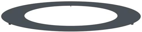 vidaXL geeignet für flachen Baumring Anthrazit Ø60 / 90 cm Stahl, Moderne Garten- und Terrassendekoration, robuster Baumschutz, für den Garten, Wurzelschutz