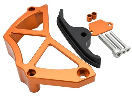 Kedjeskydd Passar KTM Duke 790 Adventure R/S 2018-2023 Passar Duke 890 Adventure R/S 2021-2023 Kedjeskydd till drev kedjehjulsskydd(Orange)