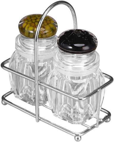 Keyubria Saleros,Frascos Para Sal Y Pimienta Con Especias - Botes Para Condimentos De Cocina Para Apartamento Picnic Restaurante Casa De Campo Despensa Cocina Y Acampada