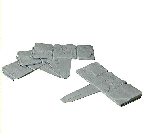 Dark Grey Lakeland Stone Hammer In Garden Border Edging (384) Perfect finished for edges and garden borders.