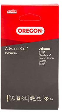 Oregon 90PX044E AdvanceCut Catena per Motosega da 44 Maglie di Trasmissione, Adatta a Barre da 12 pollici (30 cm), Compatibile con Stihl ed altre marche