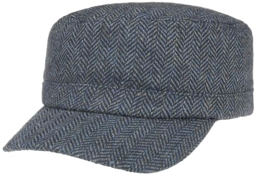Lipodo Armycap fiskben – paraplymössa för män/kvinnor – ull – vinterkeps militärt utseende – sportmössa höst/vinter – mössa