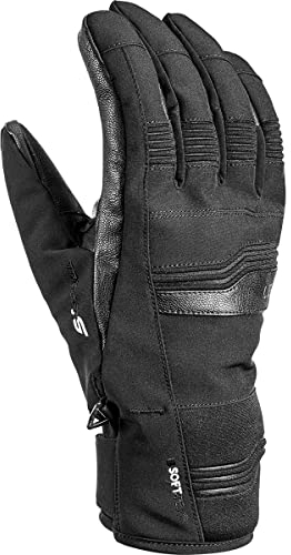 LEKI Cerro S Schwarz - Wasserdichter Warmer Fingerhandschuh, Größe 10 - Farbe Black