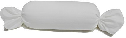 Dukal | Bezug für Nackenrolle | 15 x 40 cm | aus hochwertigem DOPPEL-Jersey | 100% Baumwolle | Farbe: grau