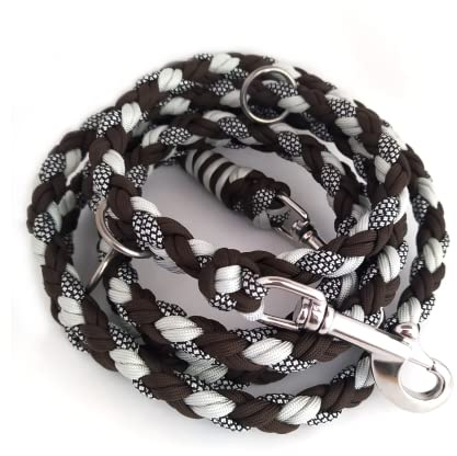 Paracord Leine, Hundeleine, verstellbare Führleine, verschiedene Längen und Karabiner wählbar
