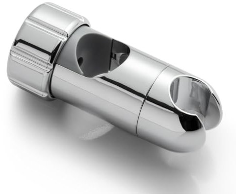 OFFO Soporte Ducha Pared,Soporte Ducha 28-32 mm de diámetro ajustable,Soporte Alcachofa Ducha para barra de empuje ajustable,Soporte de Ducha Pared deslizante de repuesto para baño,Cromo