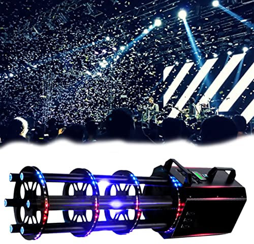 RayGenius Led Six-Head Electronic Fireworks Handheld Fireworks Gun Electronic Six-Shot Salute Seven-Colour Fireworks Ambience Gun Suitable For Dj Wedding