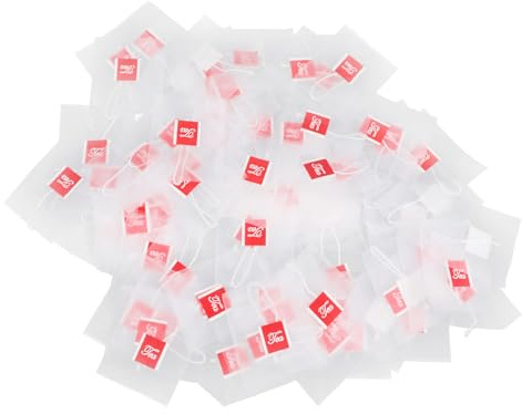 MAGICLULU 100pièces Sachets Infuseurs à Thé Vides Pour Thé Vrac Filtres à Jetables Nylon Sachets Filtrants Pour Infusion De