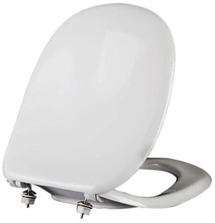 Abattant WC vintage à fermeture douce avec pieds incurvés et rainures Antibactérien Fonction de libération rapide