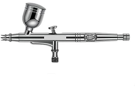 Pistolet à Peinture, Compresseur d'aérographe avec fonction d'arrêt automatique, pistolet de pulvérisation à double Action, 7cc, 0.3mm, for modèle de gâteau, peinture, Nail Art