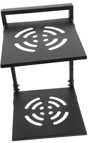 MOTHNUR Double Layer Pot Rack Kitchen Pan Storage Rack Table Top Organizer Corner Shelf Stand Small Kitchen Accessories for Home Use