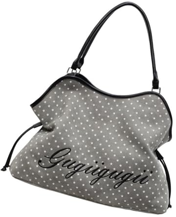 MARCBUSE Elegante borsa a tracolla leopardi e pois grande capacità PU borsa ascellare borsa casual per le donne uso quotidiano borsa con manico superiore, grigio