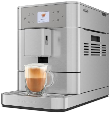 KitchenAid Espresso Coffee Machine 5KES8556BSX Fully Automatic Stainless Steel