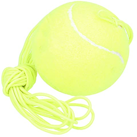 Sahgsa Tennis Practice Tool Durable Elastic Rope Training Ball for Single Player Fitness Room Use
