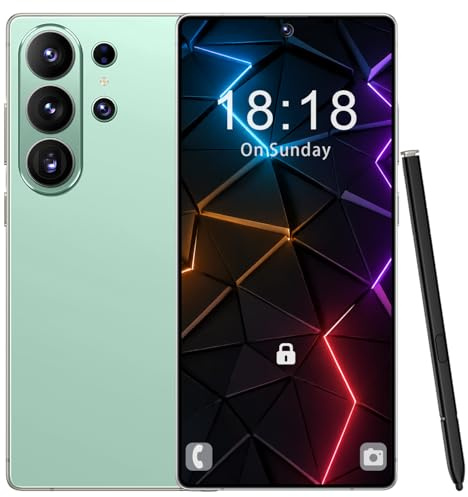 T-Smart Unlocked Android 14 Mobile Phone, 12GB+512GB, 6.9 HD Display, 4500mAh Battery, 21MP+8MP Camera, Dual SIM, Face Unlock, SIM Free Smartphone