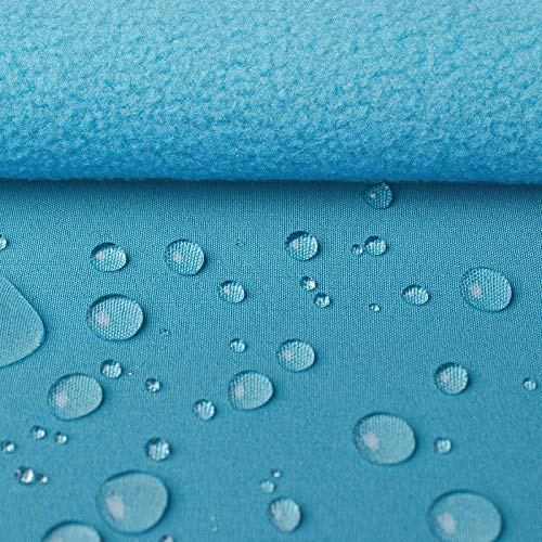 Öko-Tex® High-Tech Klimamembrane Softshell - Meterware türkis | Ideal für wasserdichte Outdoorbekleidung!